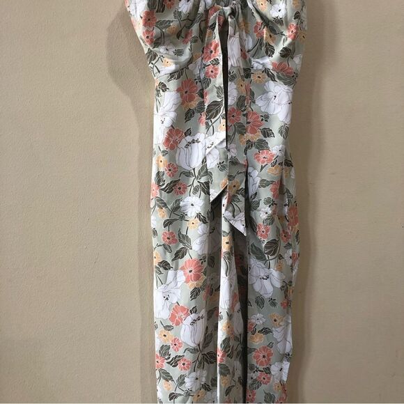 COPY - Abercrombie & Fitch Cinched Neck Slip Midi Dress - Picture 6 of 12